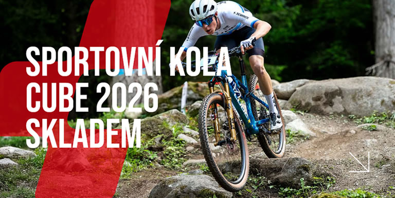 Sportovní kola Cube 2026, skladem