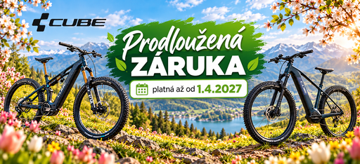 Prodloužená záruka na elektrokola od 1. 4. 2027