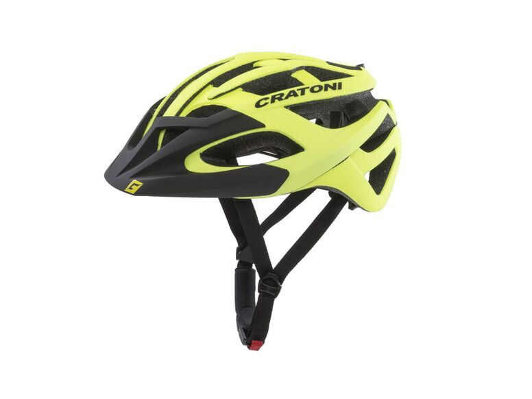 Helma Cratoni C-Hawk - Neonyellow-Black Rubber