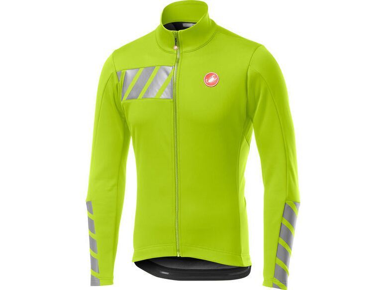 Castelli - pánská bunda Raddoppia 2, yellow fluo