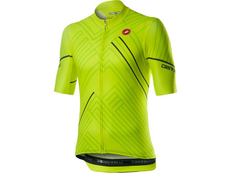 Castelli - pánský dres Passo, yellow fluo