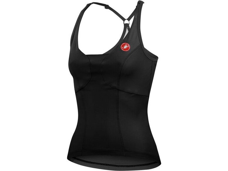 Castelli - dámský top Tyra Spaghetti, černá
