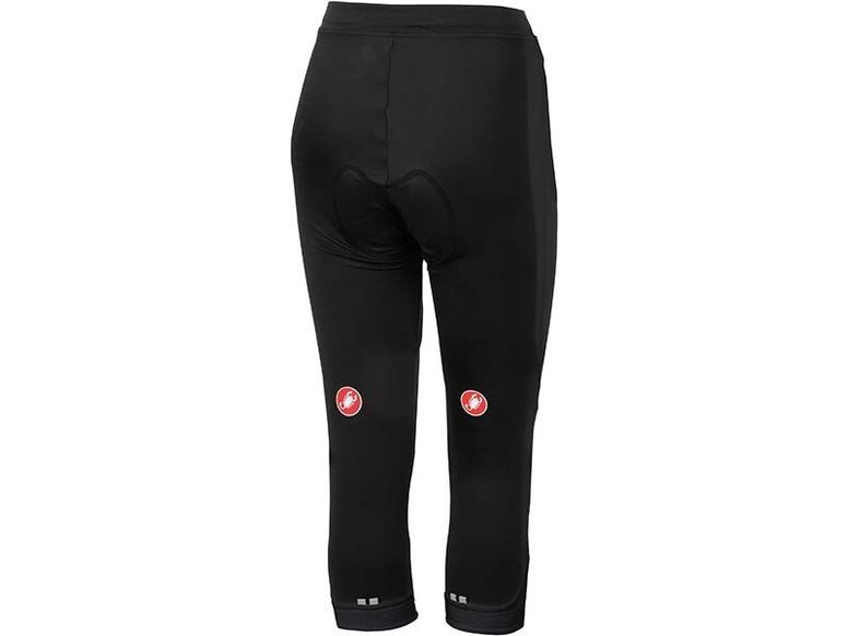 Castelli - dámské kalhoty Palmares 3/4 s vložkou, černá
