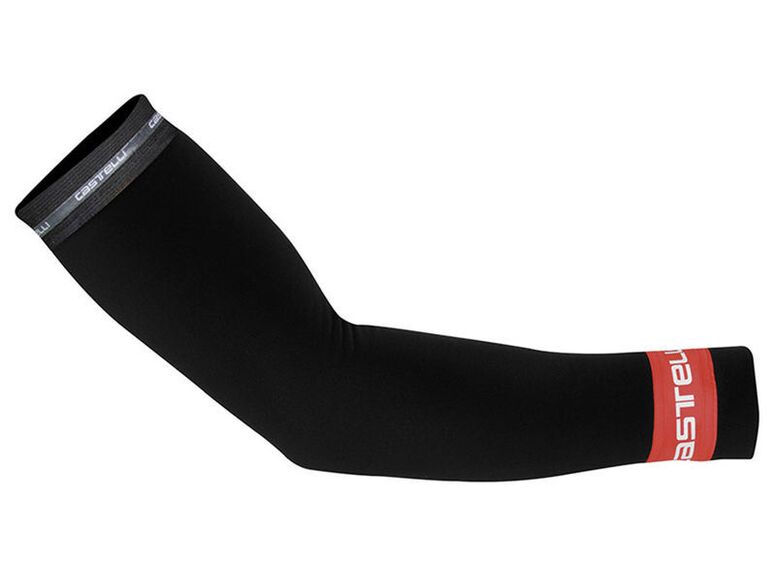 Castelli – návleky na ruce Thermoflex, black/red