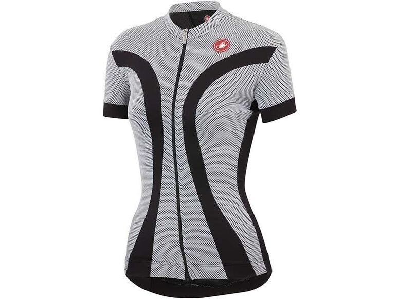 Castelli - dámský dres Ipnosi FZ, černá/bílá