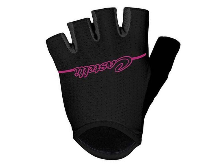 Castelli - dámské rukavice Dolcissima, černá/fucsia