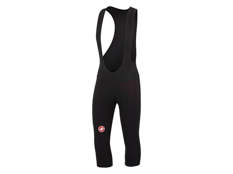 Castelli – 3/4 kalhoty Meno s vložkou, black/red