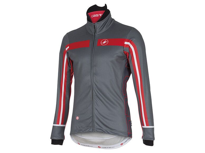 Castelli – pánská bunda Free 3, turbulence/red