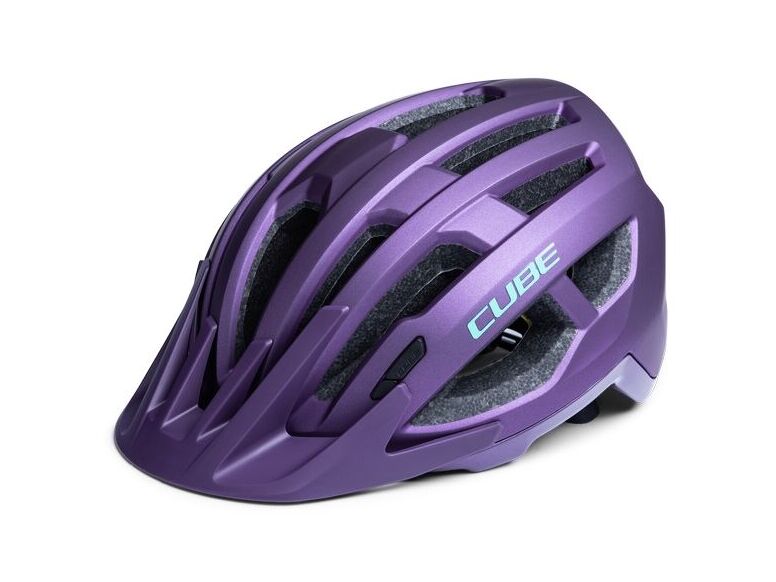 Přilba CUBE OFFPATH Mips fialová