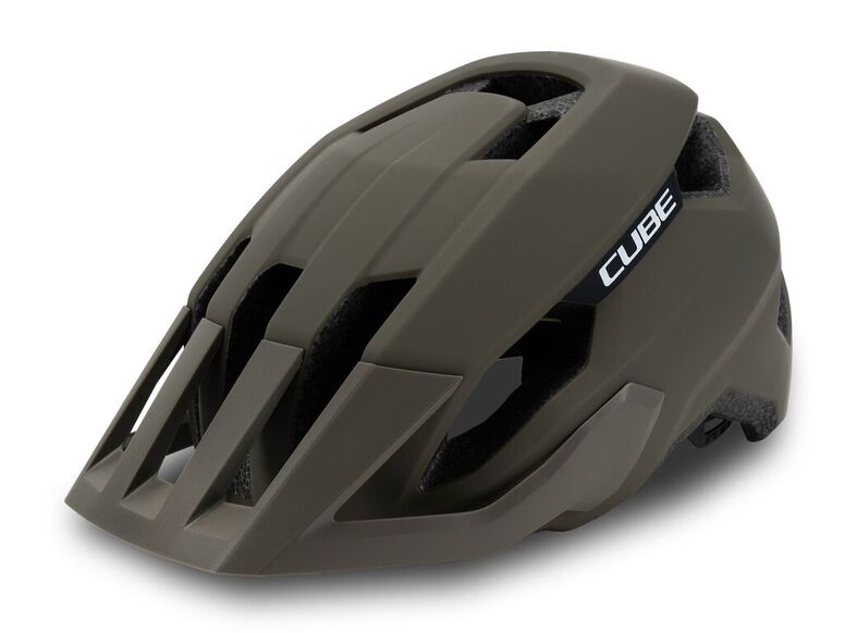 Přilba CUBE Stray olive
