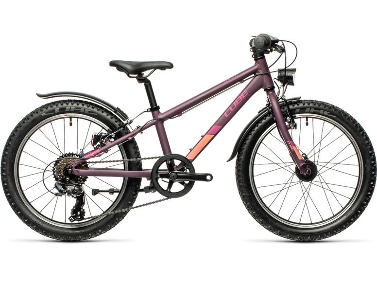 Dětské kolo CUBE ACCESS 200 ALLROAD 2021 Purple'n'orange