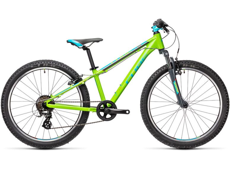Dětské kolo CUBE ACID 240 2021 Green'n'blue'n'grey