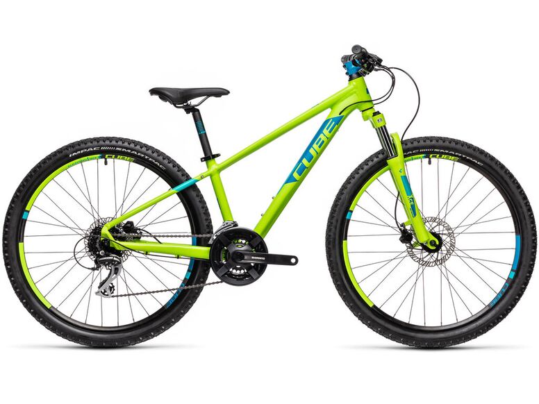 Dětské kolo CUBE ACID 260 DISC 2021 Green´n´blue