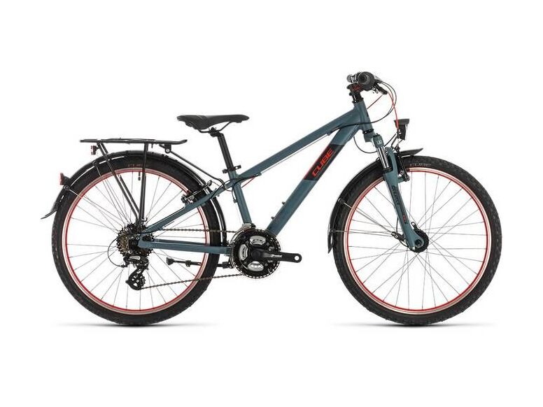 Dětské kolo CUBE ACID 240 STREET 2021 Darkgrey´n´red