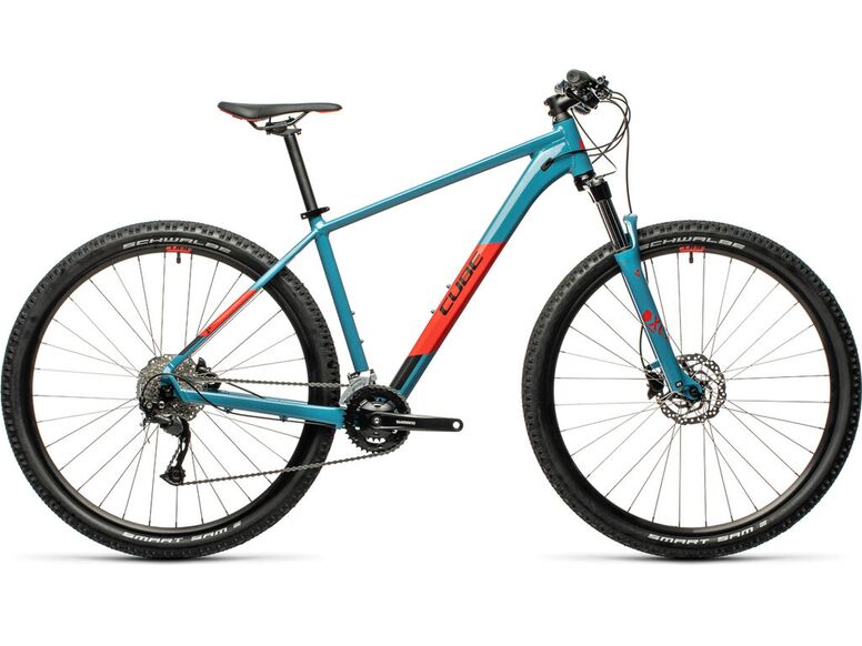 Horské kolo CUBE AIM EX 2021 27,5 blue'n'red