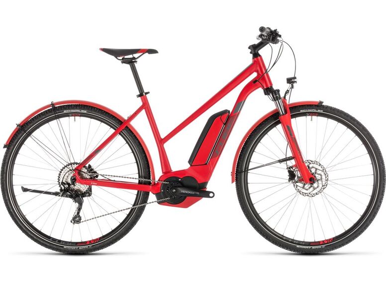 Elektrokolo CUBE CROSS HYBRID PRO Trapeze AllRoad 400 2019 red´n´grey