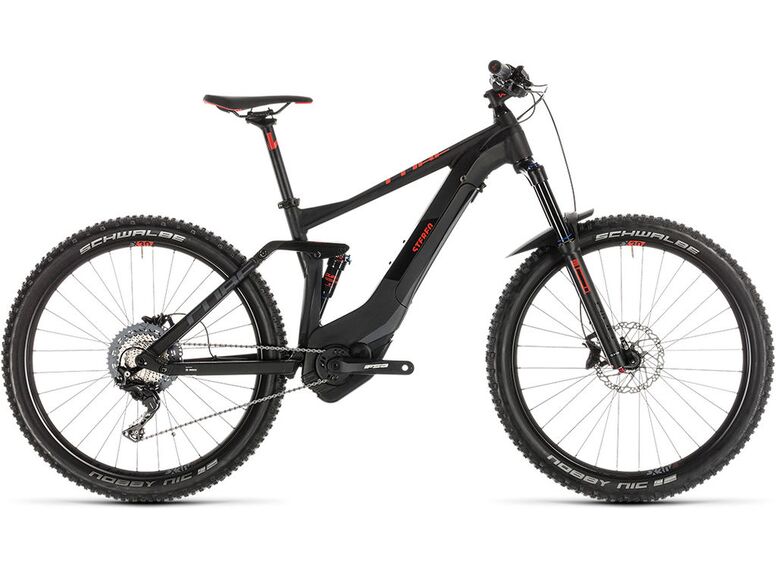 CUBE STEREO HYBRID 140 PRO 27,5 500 2019 black/red