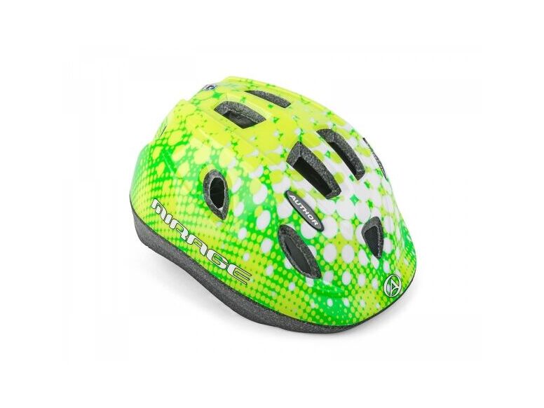 Přilba AUTHOR MIRAGE INMOLD 48-54cm (166 zelená/bílá)