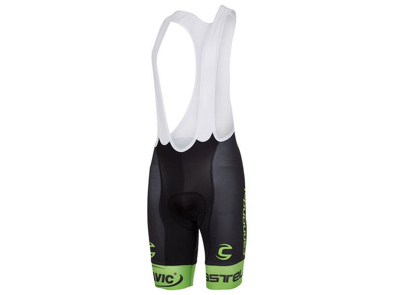 Castelli - Cannondale kalhoty Volo, black/sprint green