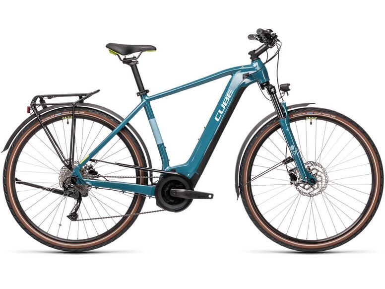 Elektrokolo CUBE Touring HYBRID ONE 500 blue´n´green 500 2021