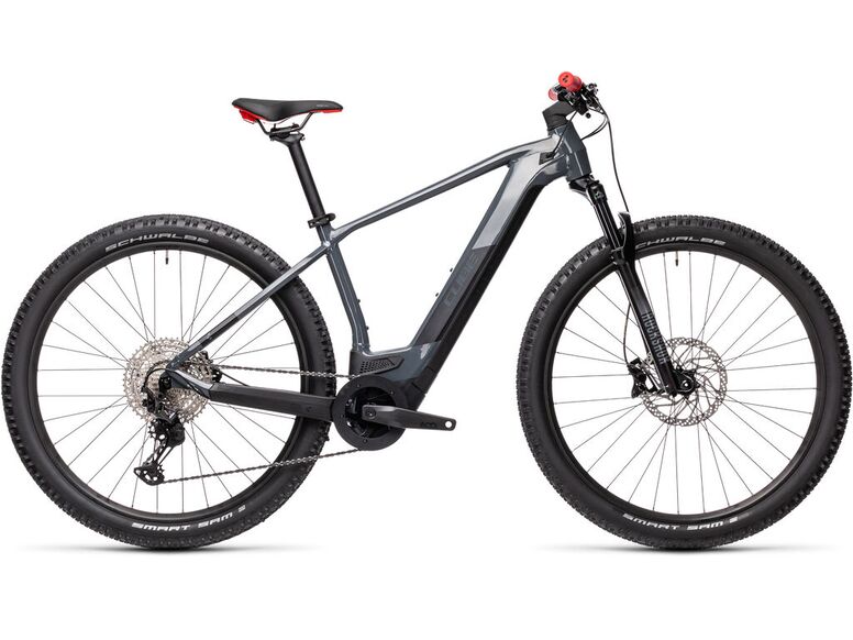 Elektrokolo CUBE REACTION HYBRID RACE 625 29 2021 Grey'n'red