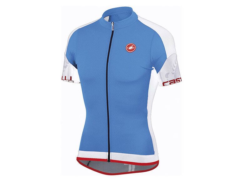 Castelli – pánský dres Entrata, drive blue/white