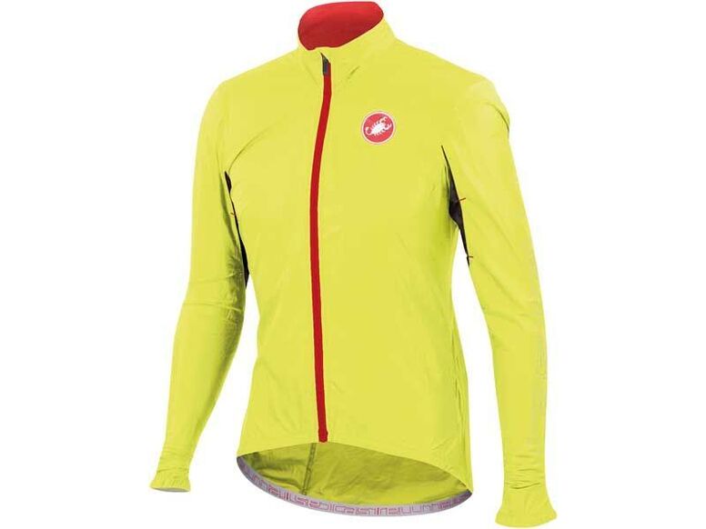 Castelli - pánská bunda Velo, yellow fluo