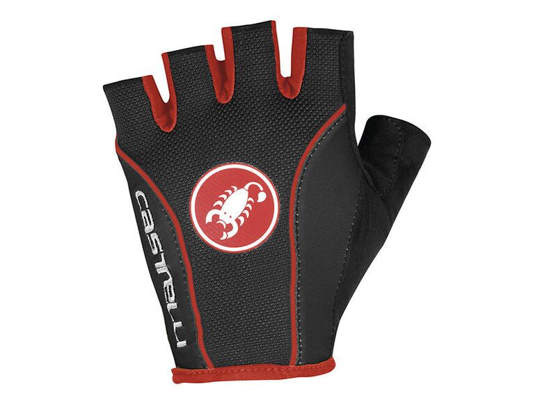 Castelli – pánské rukavice Free, black/red