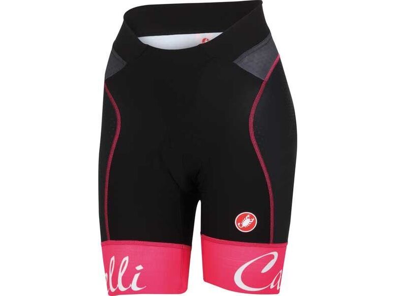 Castelli – dámské kalhoty Free Aero W s vložkou, black/raspberry