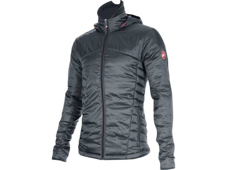 Castelli – pánská bunda Meccanico Puffy, turbulence/red