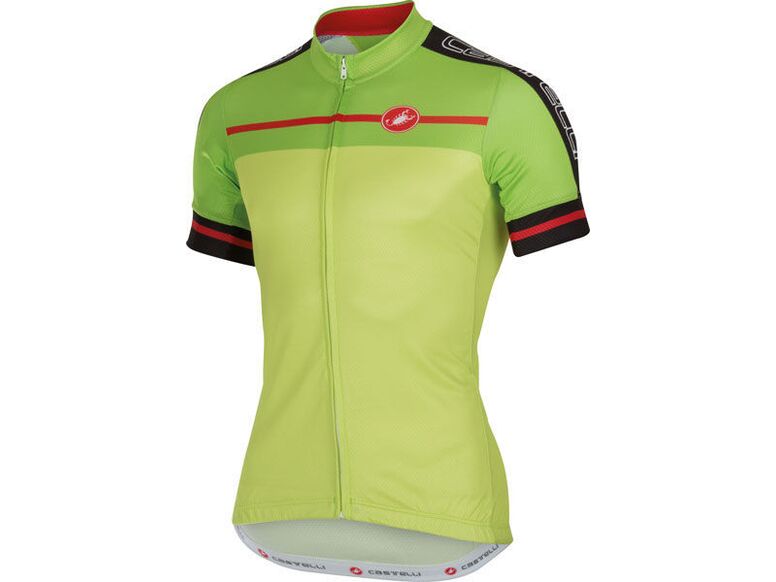Castelli – pánský dres Velocissimo FZ, lime