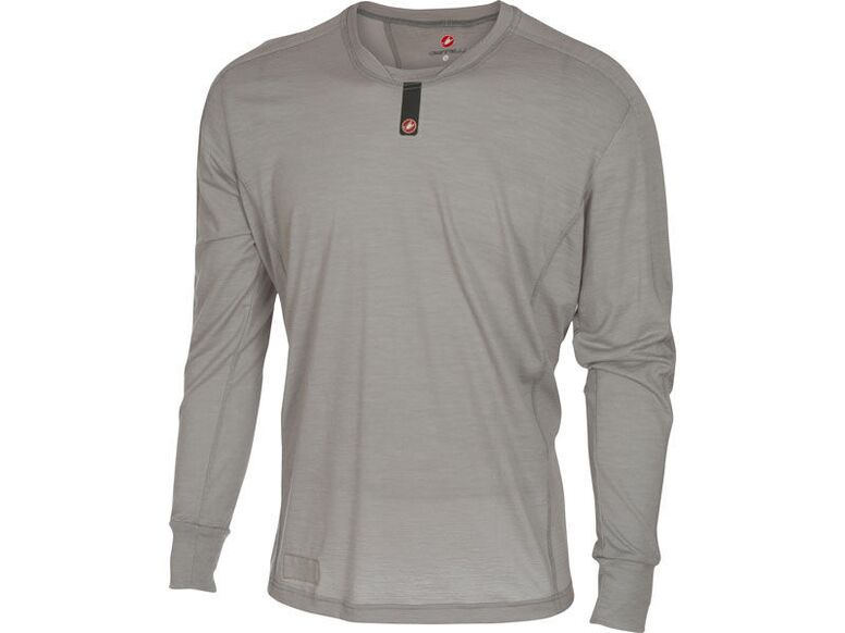Castelli – pánské funkční prádlo Procaccini Wool LS, luna grey