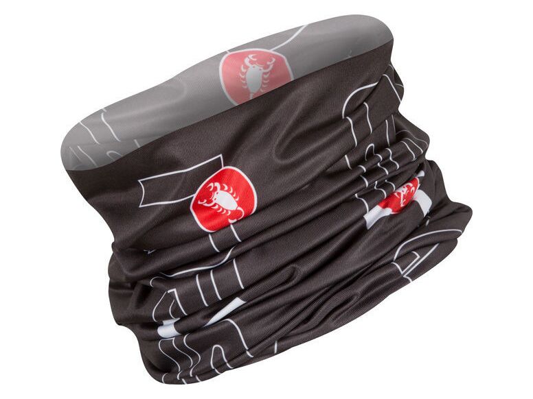 Castelli – multifunkční šátek LW Head Thingy, anthracite/white