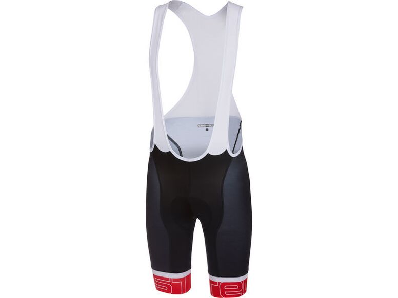 Castelli - pánské kalhoty Volo s vložkou, black/red