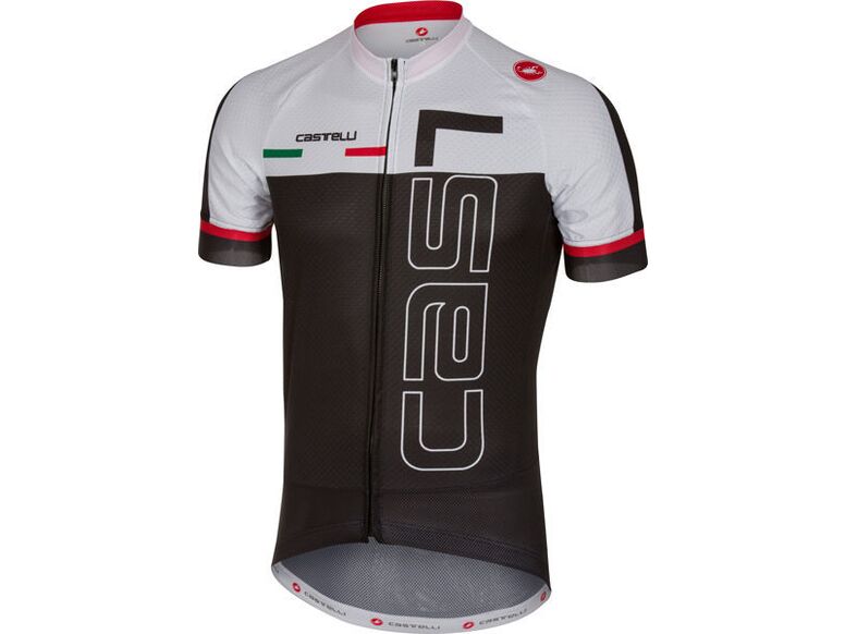 Castelli - pánský dres Spunto FZ, black/white