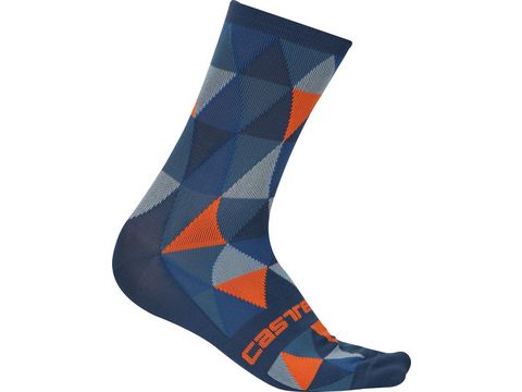 Castelli - pánské ponožky Fausto, multicolor/blue