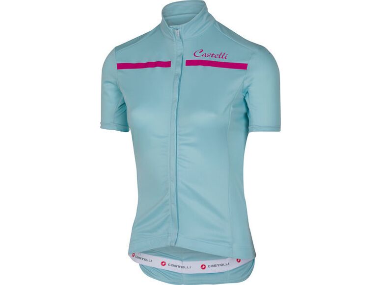 Castelli - dámský dres Imprevisto, pale blue/raspberry