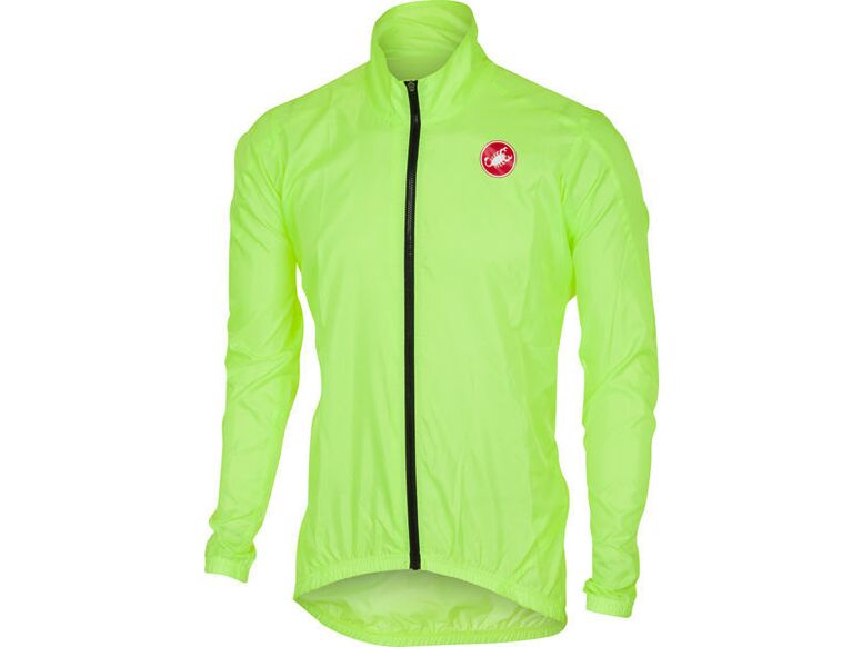 Castelli - pánská větrovka Squadra Er, yellow fluo