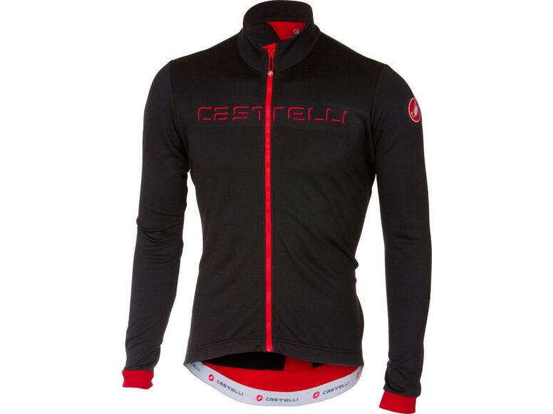 Castelli - pánský dres Fondo FZ, black/red