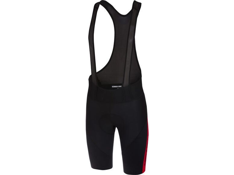 Castelli - pánské kalhoty Velocissimo s vložkou, black/red