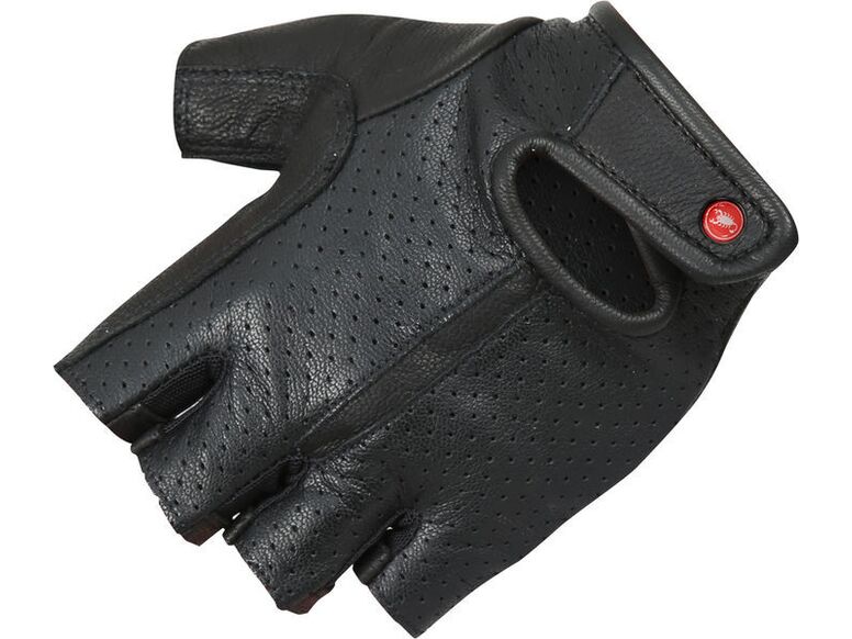 Castelli - pánské kožené rukavice Maestro, black