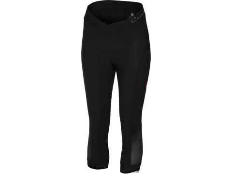 Castelli - dámské kalhoty Vista 3/4 s vložkou, black