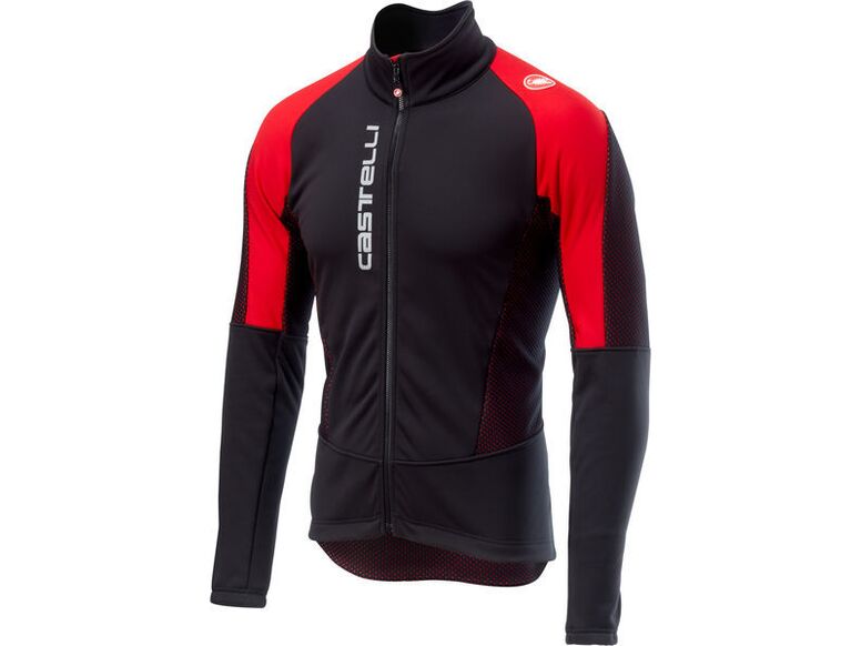 Castelli - pánská bunda Mortirolo V, black/red