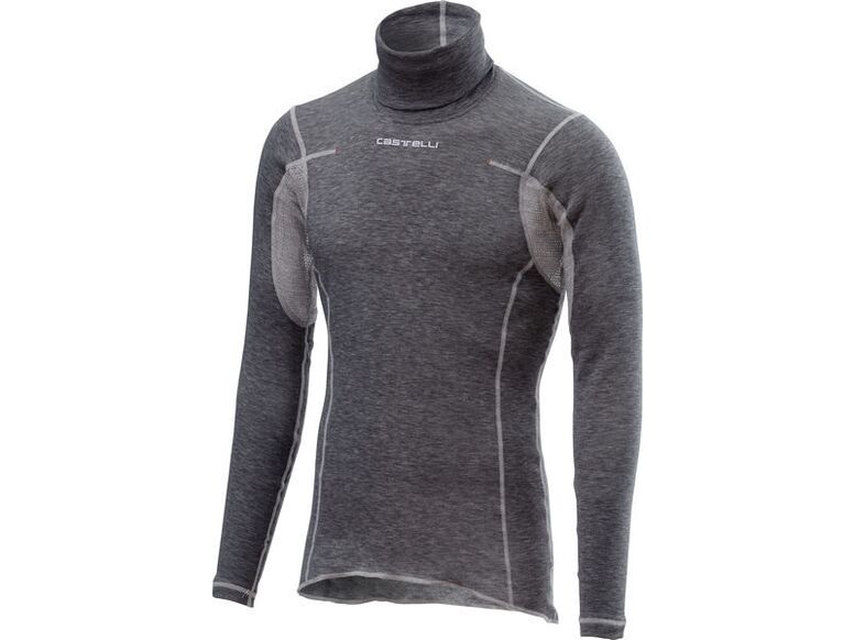 Castelli – pánský funkční rolák Flanders Warm Neck LS, grey