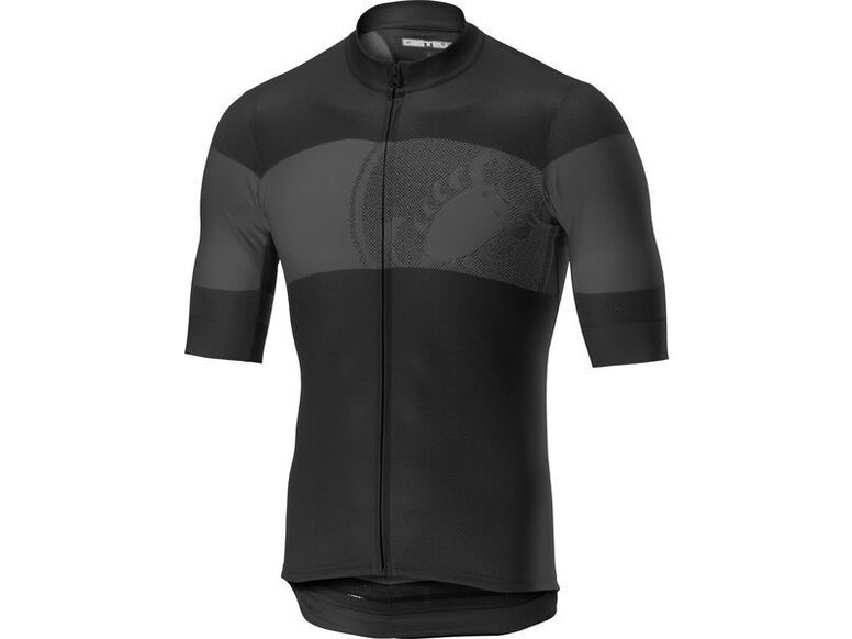 Castelli – pánský dres Ruota, light black