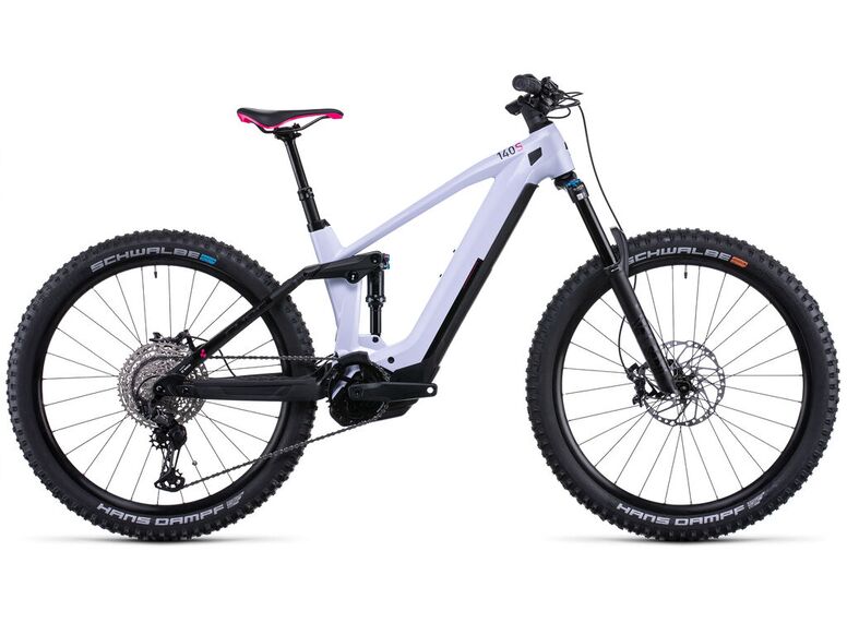 Elektrokolo Cube Stereo Hybrid 140 HPC SL 625 27.5 violetwhite´n´black 2022