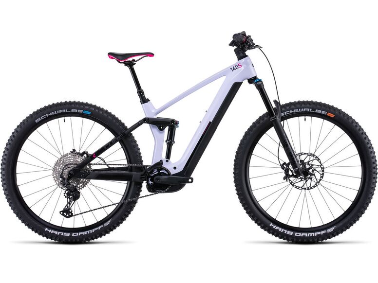 Elektrokolo Cube Stereo Hybrid 140 HPC SL 750 29 violetwhite´n´black 2022
