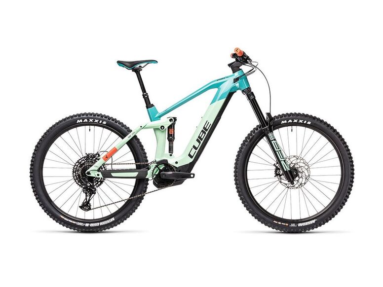 Elektrokolo CUBE STEREO HYBRID 160 HPC SL 625 27,5 2021 pacific'n'red