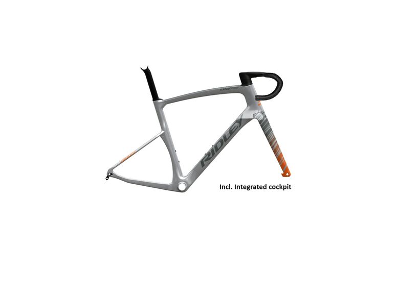 Rámová sada RIDLEY KANZO Fast Battleship Grey/Orange/Dove Grey