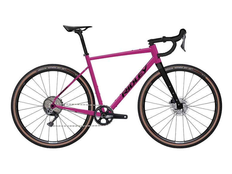 Gravelové kolo RIDLEY KANZO ADVENTURE Alu GRX600 Jazzberry Jam Metallic/Black